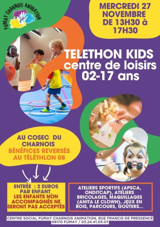 Découvrir les bienfaits de l art thérapie à l occasion du Téléthon Kids , Charleville-Mézières, Il était une fois... Be happy
